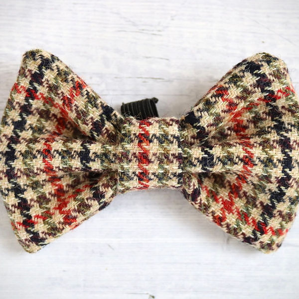 Don't forget the Dog - Tweed Dicky Bow