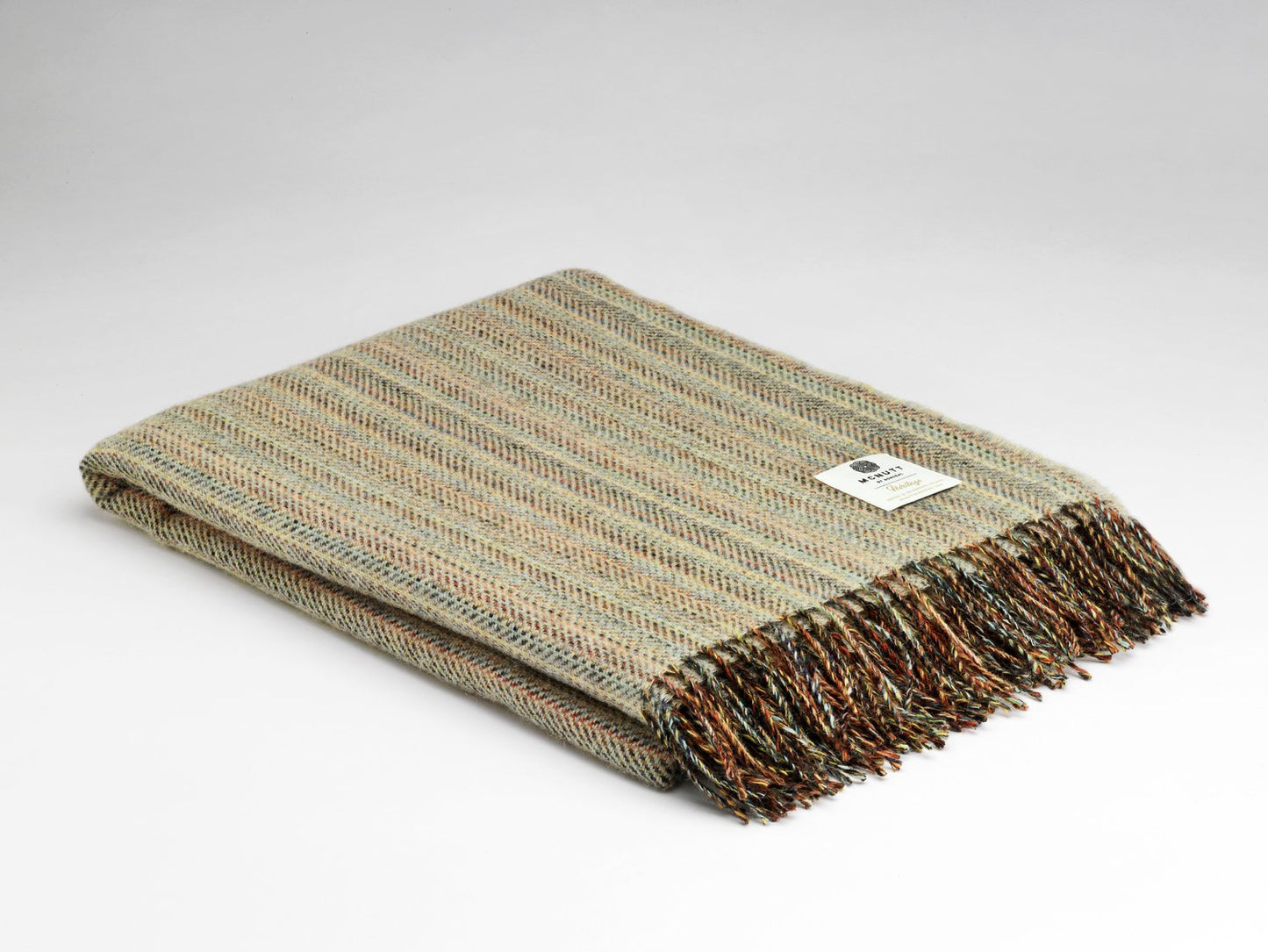 Mc Nutt Of Donegal Pure Wool Throw
