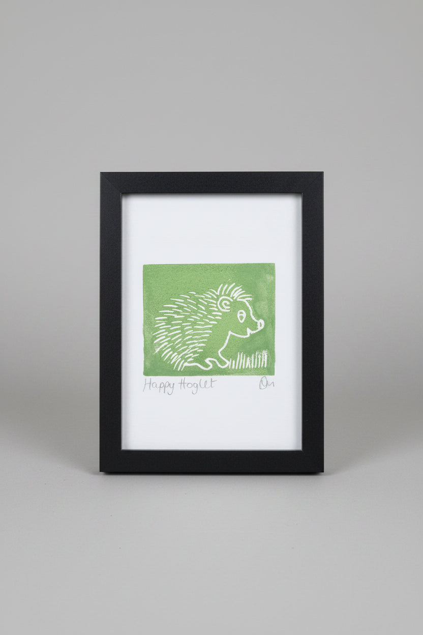 Wooden N Things - Mini Framed Original Lino Prints (8" x 6")
