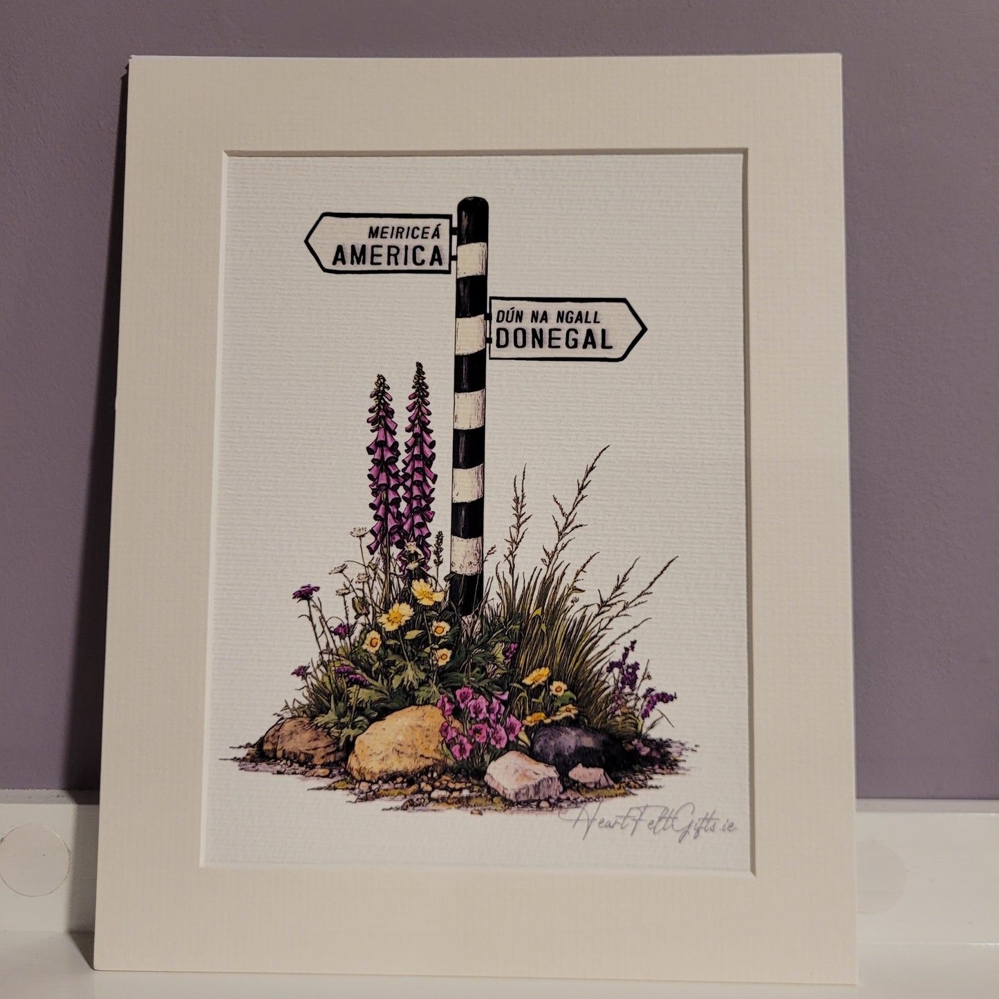 Irish Road Sign Print