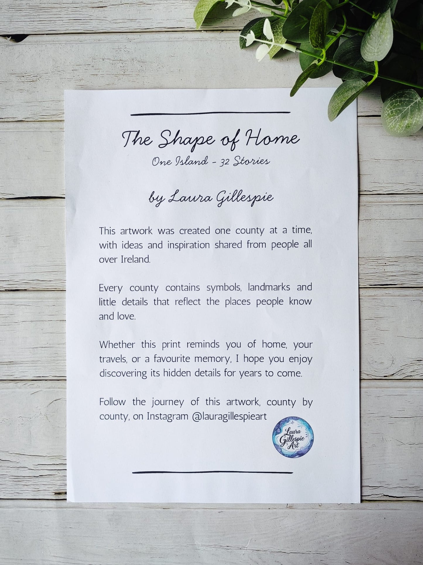 The Shape of Home by Laura Gillespie