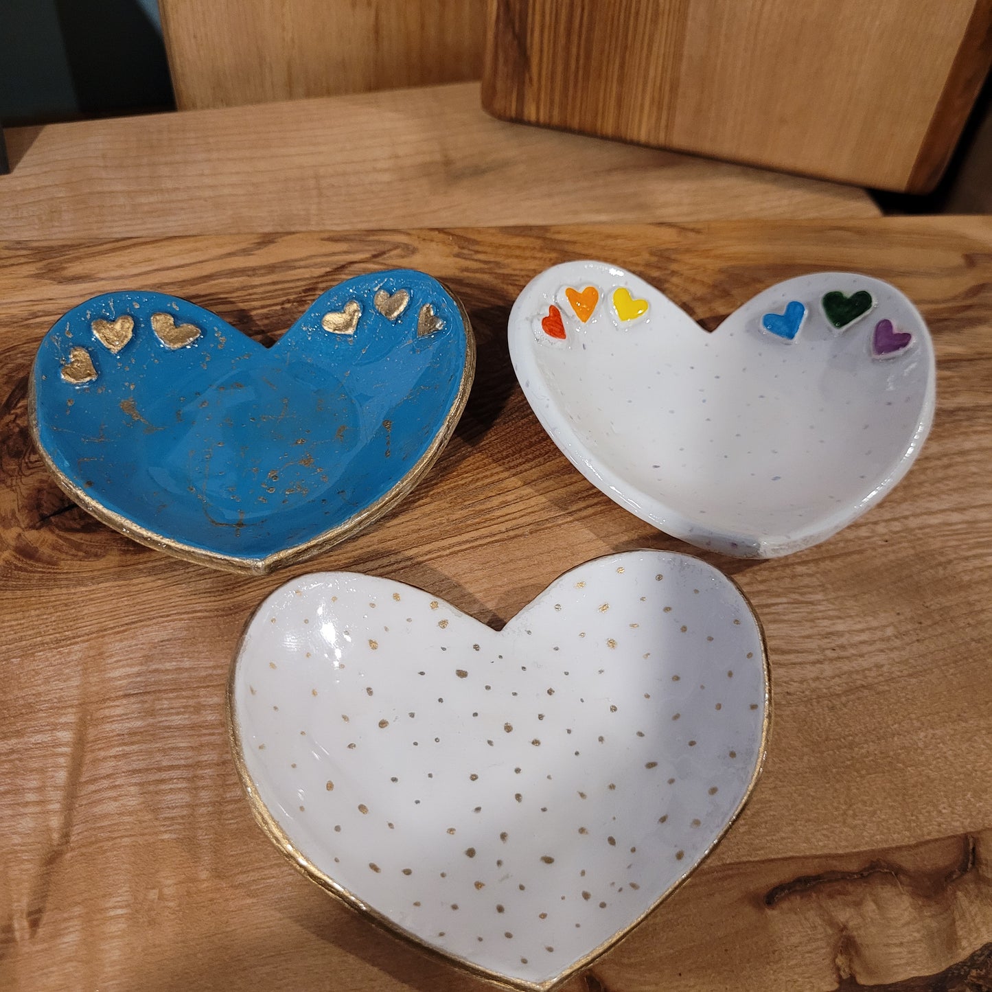 Heart trinket dish