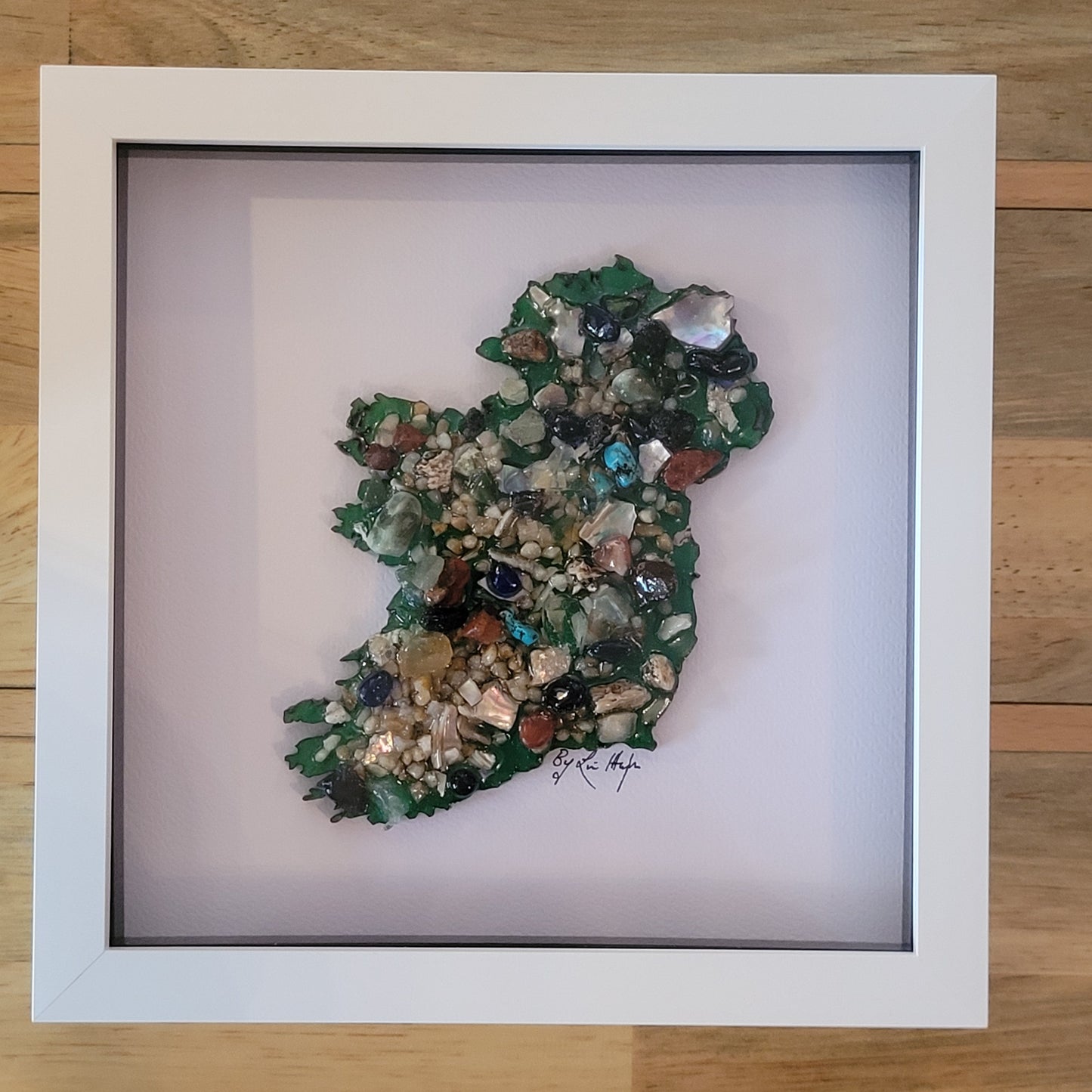 Framed Map of Ireland - Lisa Hughes
