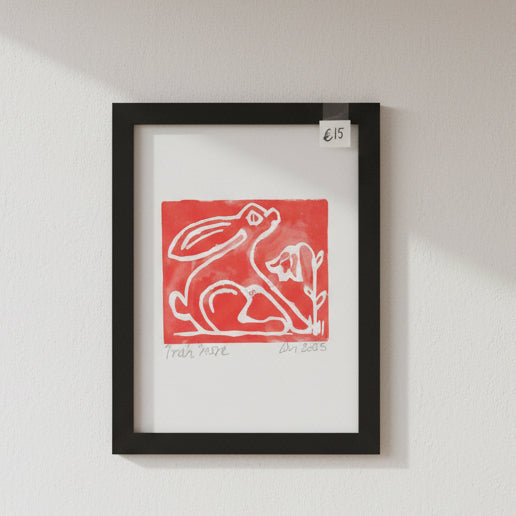 Wooden N Things - Mini Framed Original Lino Prints (8" x 6")