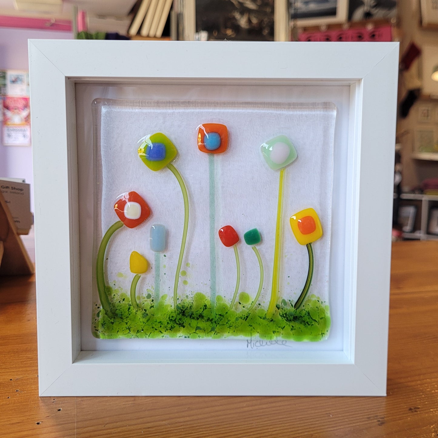 Fused Glass Framed Art - Michelle Brady Studio