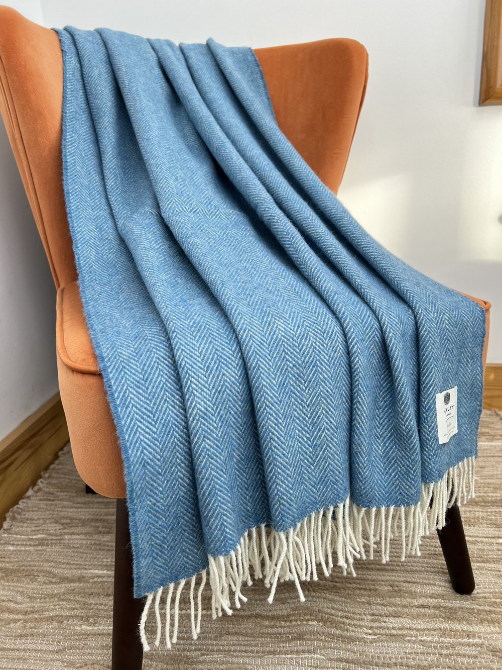 Mc Nutt Of Donegal Pure Wool Throw