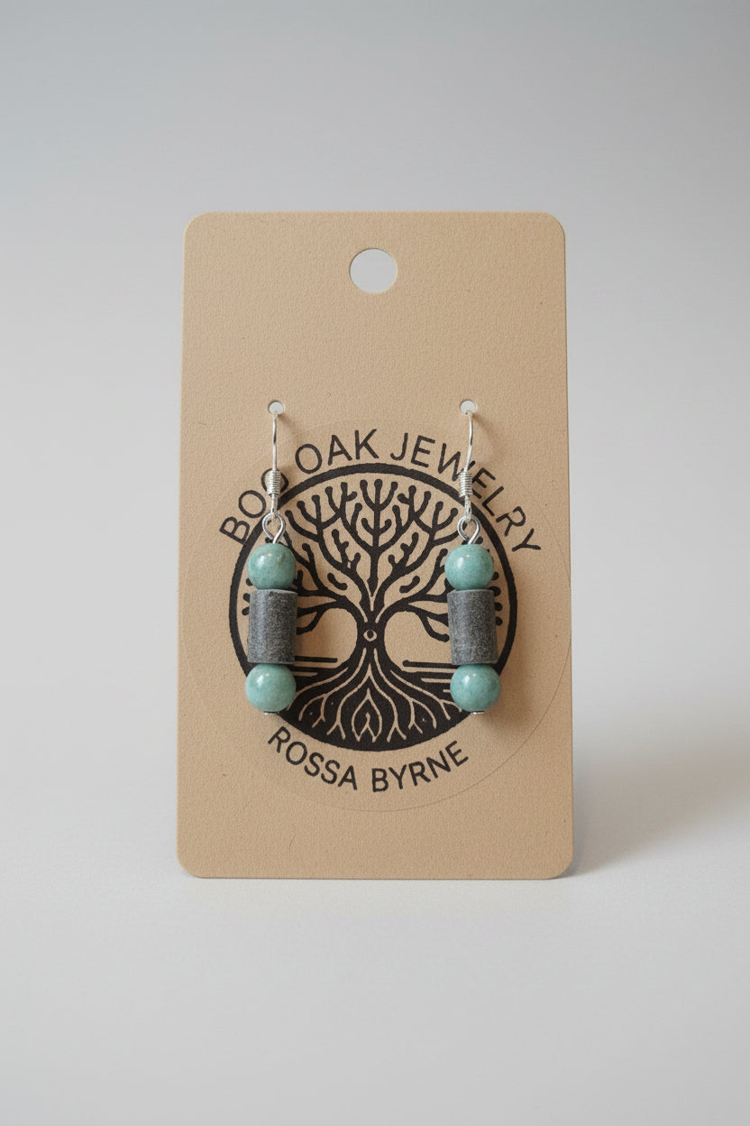 Fossil & Gemstone Earrings - Rossa Byrne