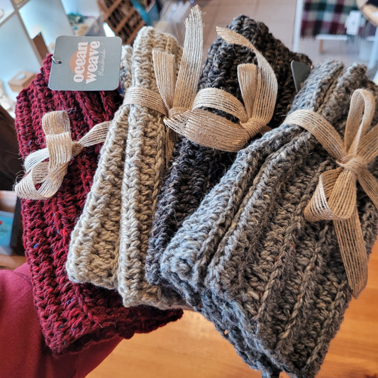 Ocean Weave - 100% Merino Wool Mittens