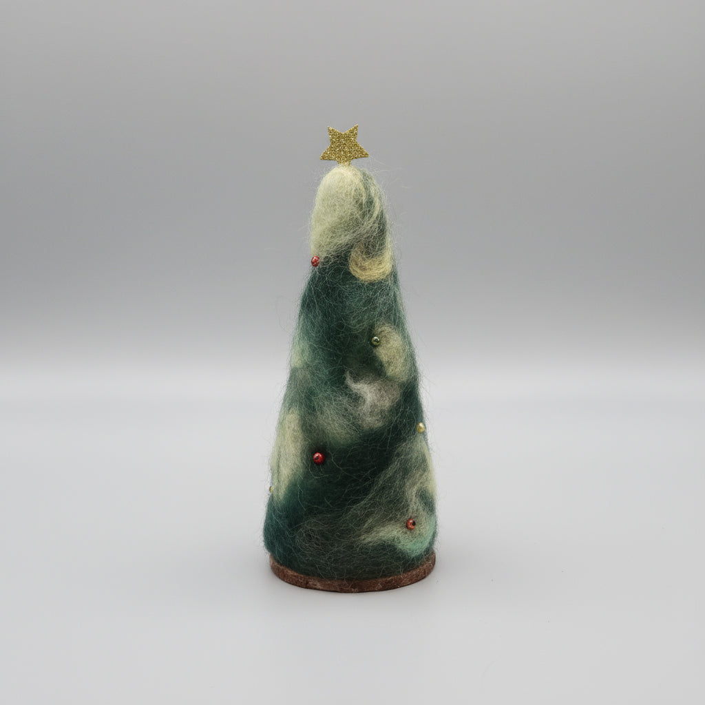 Felted Christmas Tree Decoration - Lough Melvin Studios