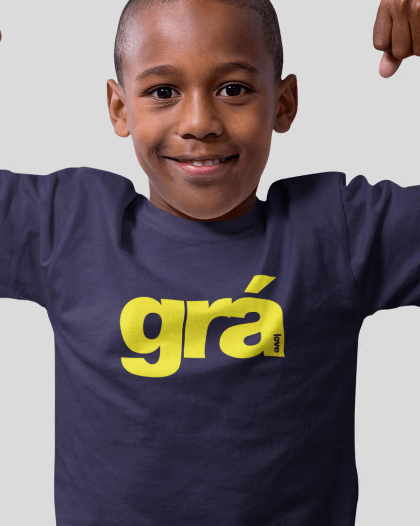 Fukil kids -  grá T shirt
