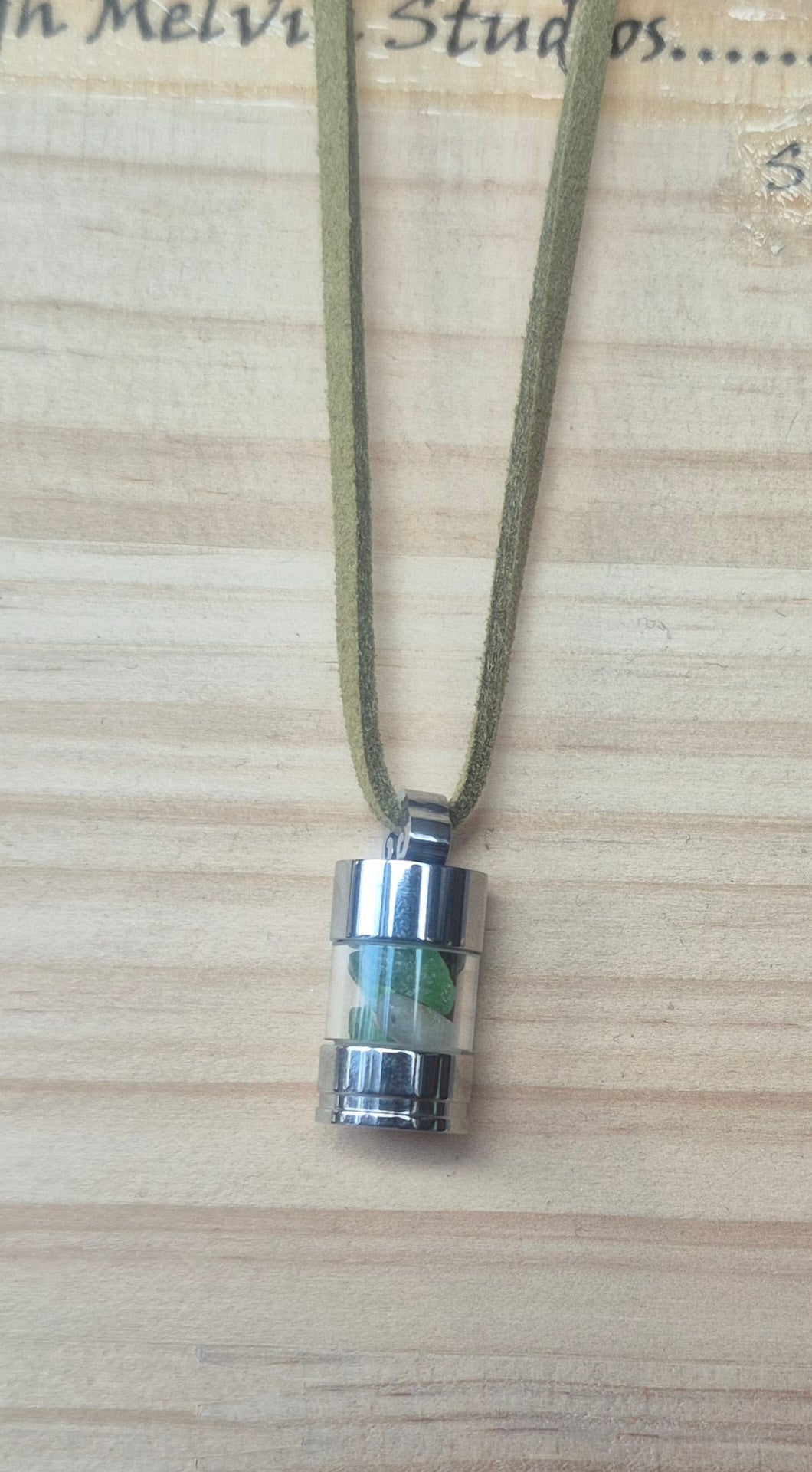 Sea Glass Locket - Lough Melvin Studios