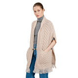 Ladies Merino Pocket Shawl