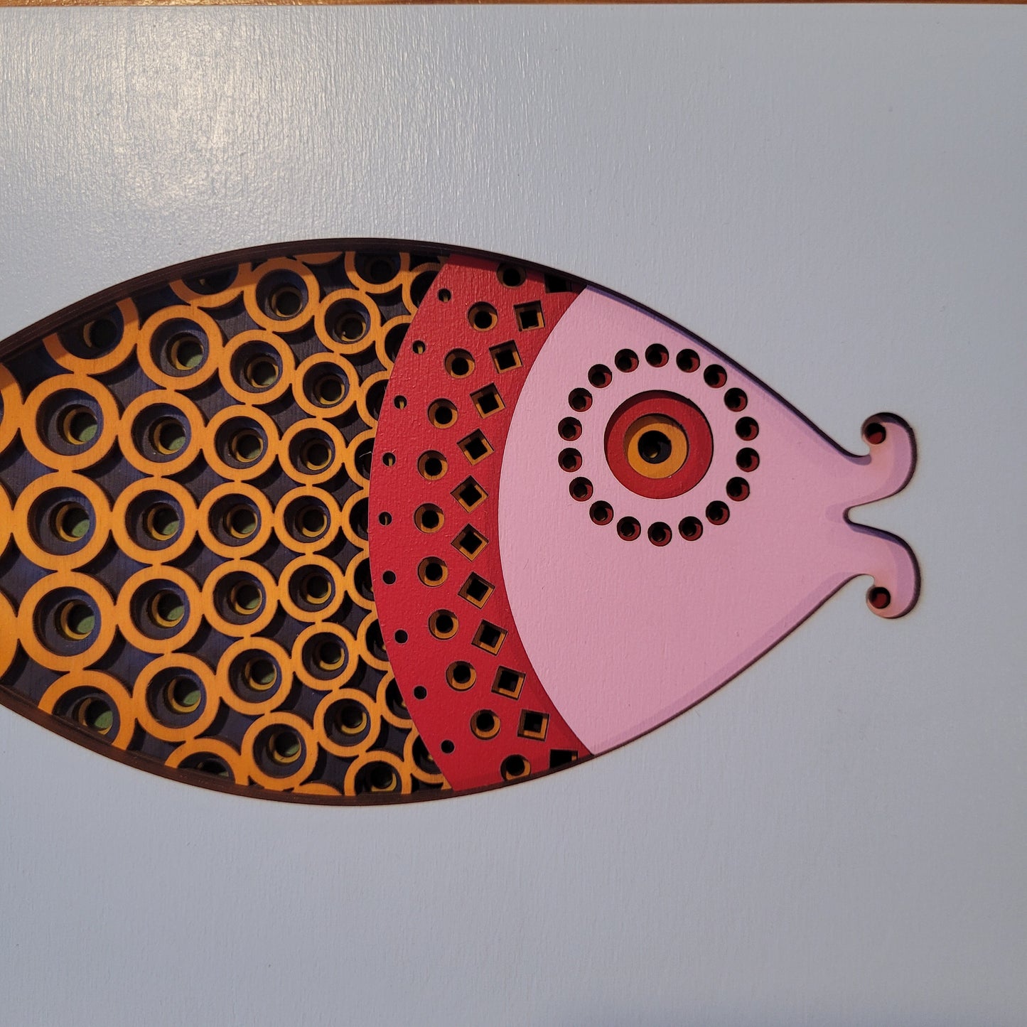 Seven2 Art - Wall Art - Samantha, geometric fish