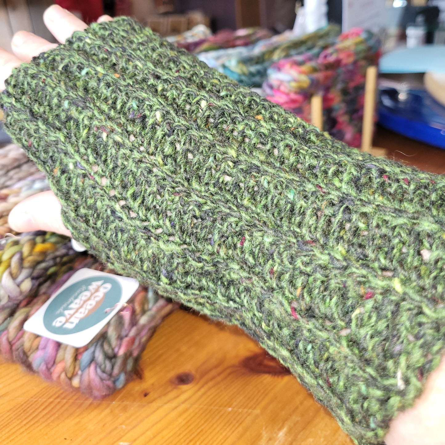 Ocean Weave - 100% Merino Wool Mittens
