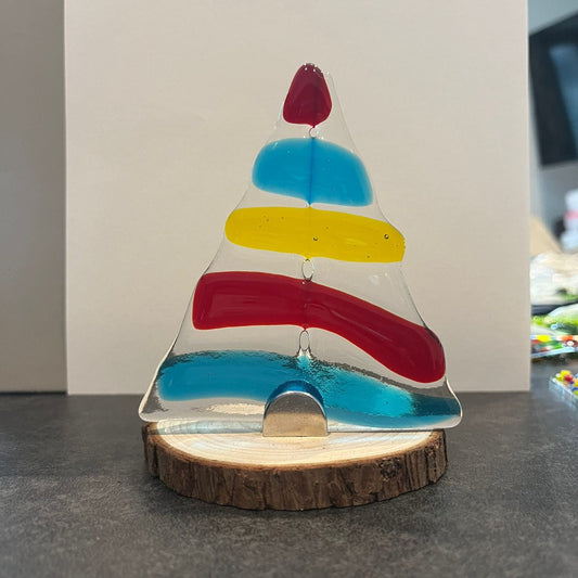 Fused Glass Christmas Decoration - Michelle Brady Studio