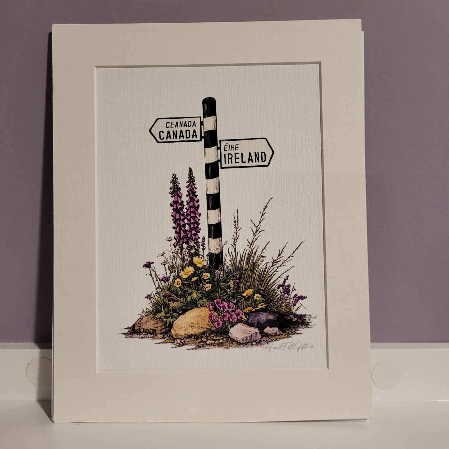 Irish Road Sign Print