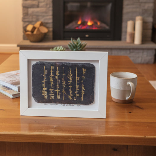 Ogham Blessings Slate