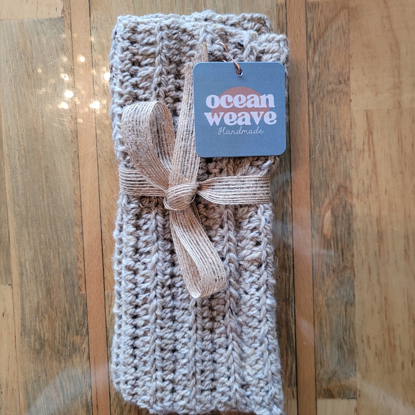 Ocean Weave - 100% Merino Wool Mittens