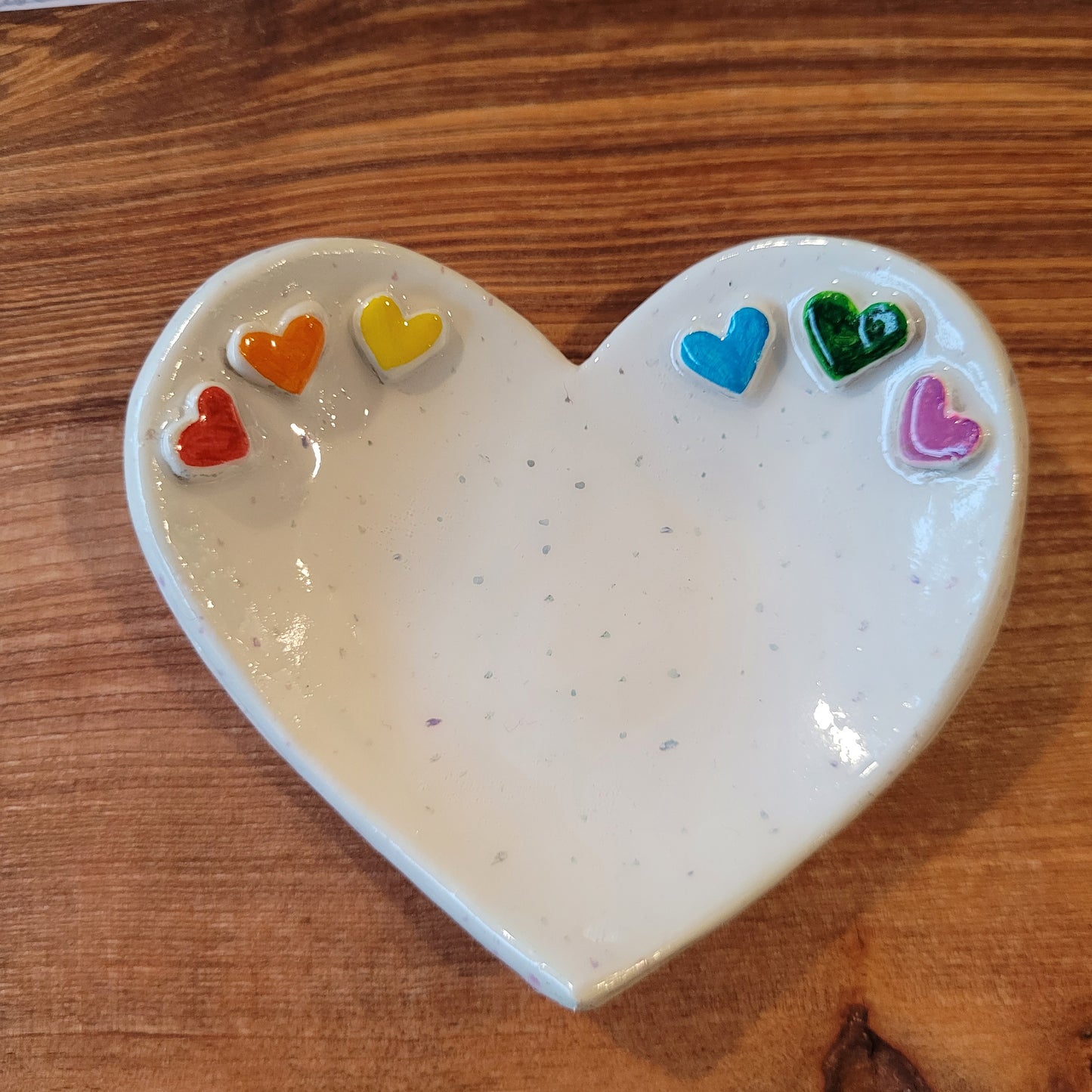 Heart trinket dish