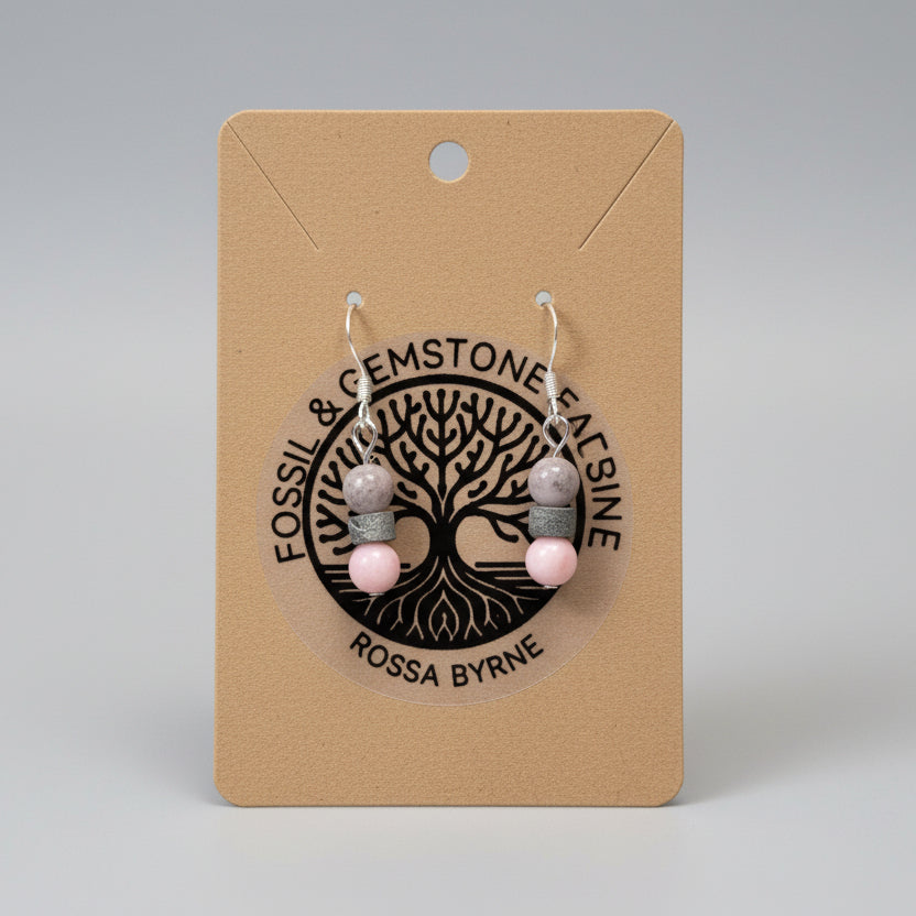 Fossil & Gemstone Earrings - Rossa Byrne