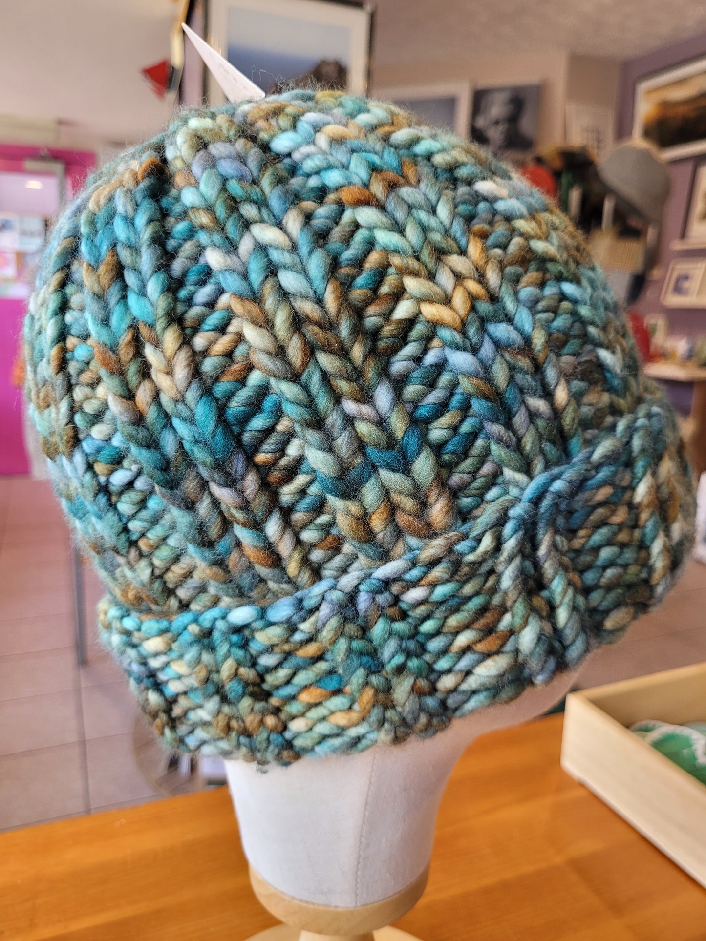 Ocean Weave - Hand Dyed Beanies