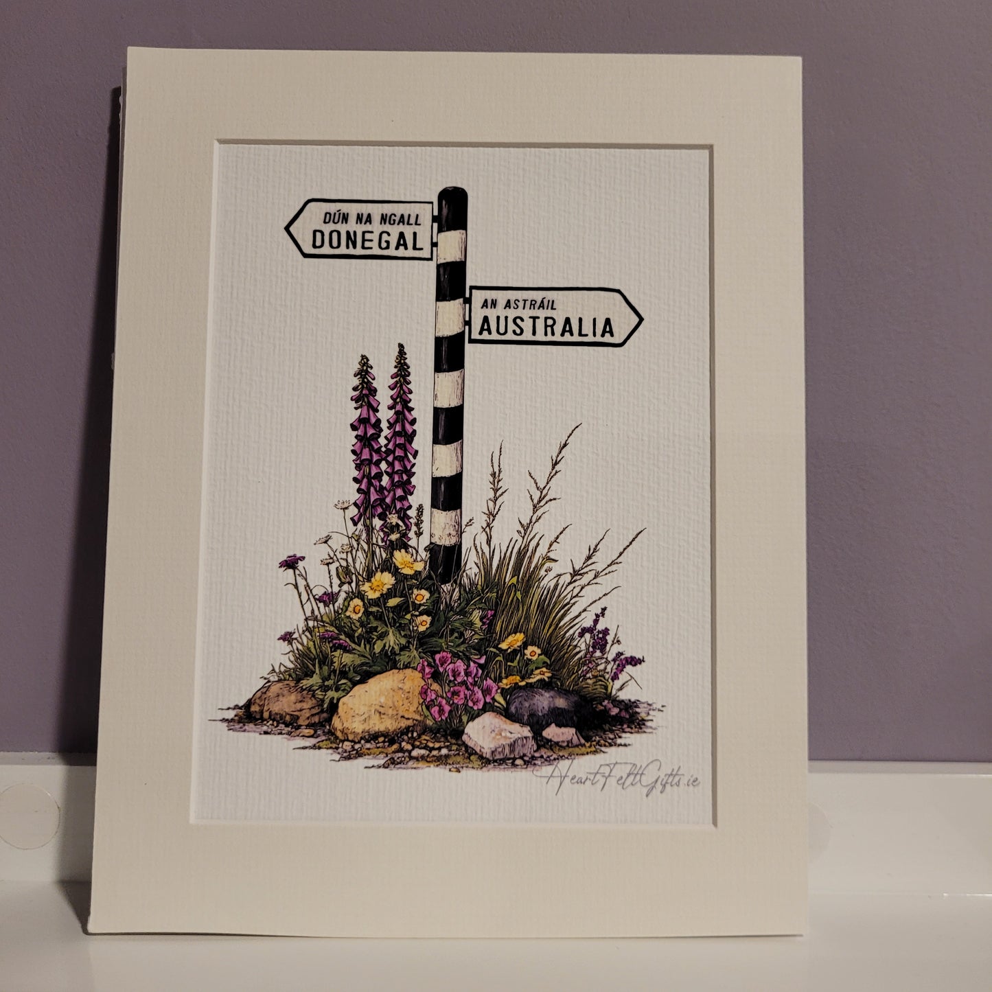 Irish Road Sign Print