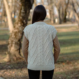 Oversized Aran Cable Vest