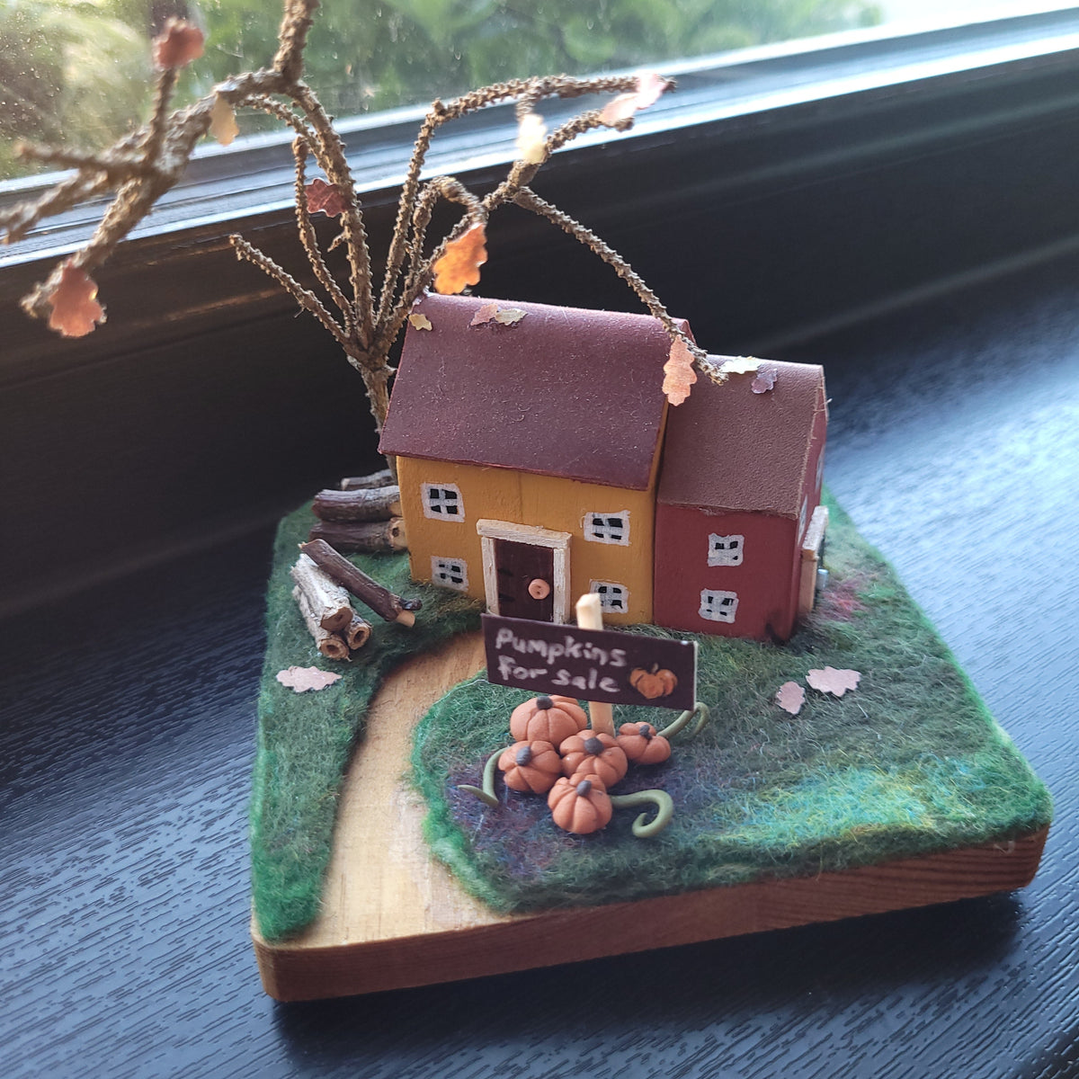 Miniature Autumn Houses - Asgard Arts