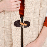 Sleeveless Shawl Collar Cardigan