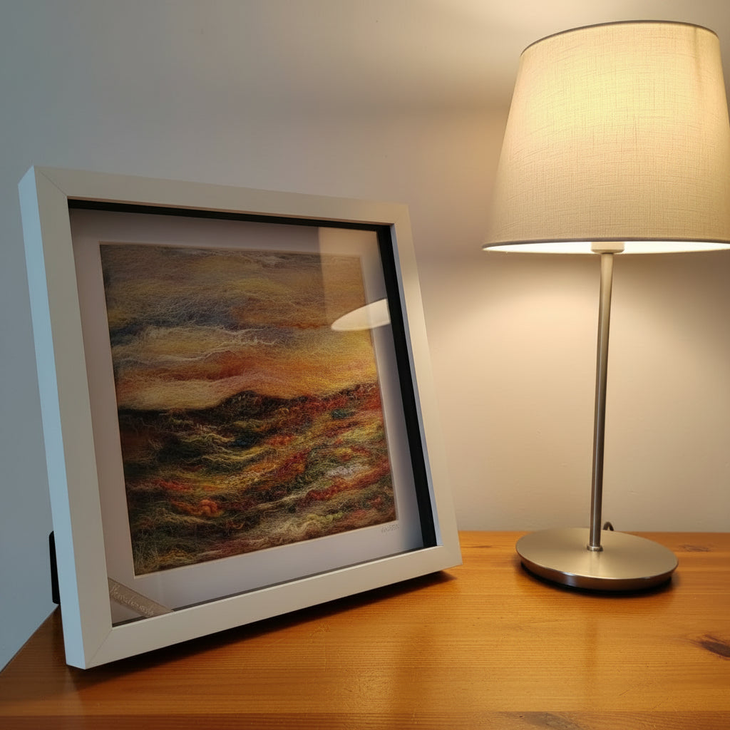 Framed Felted Scenery - Lough Melvin Studios