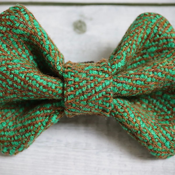Don't forget the Dog - Tweed Dicky Bow