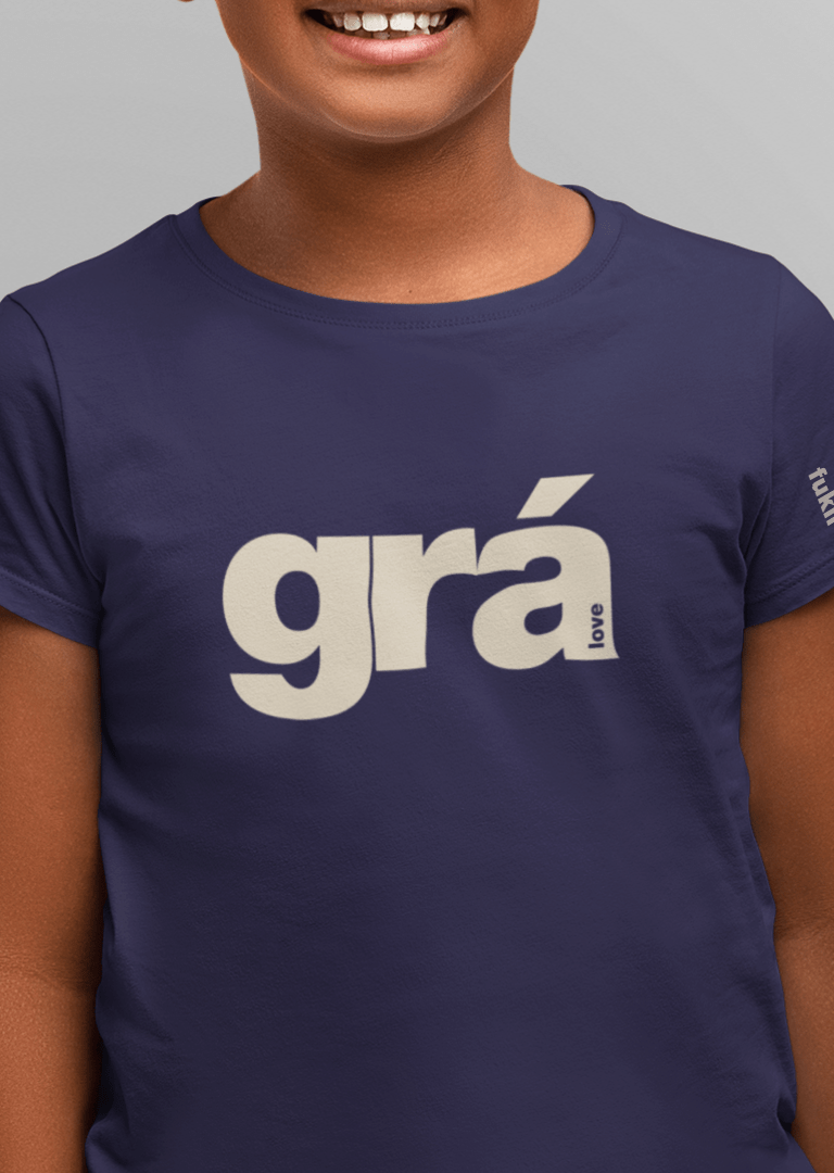 Fukil kids -  grá T shirt