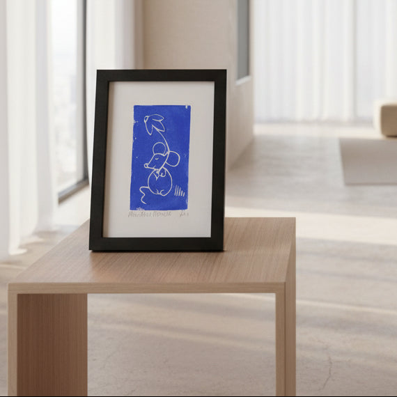 Wooden N Things - Mini Framed Original Lino Prints (8" x 6")