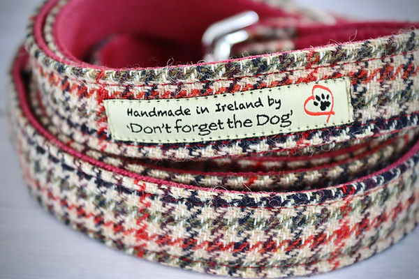 Don't forget the Dog - Tweed Dog Lead