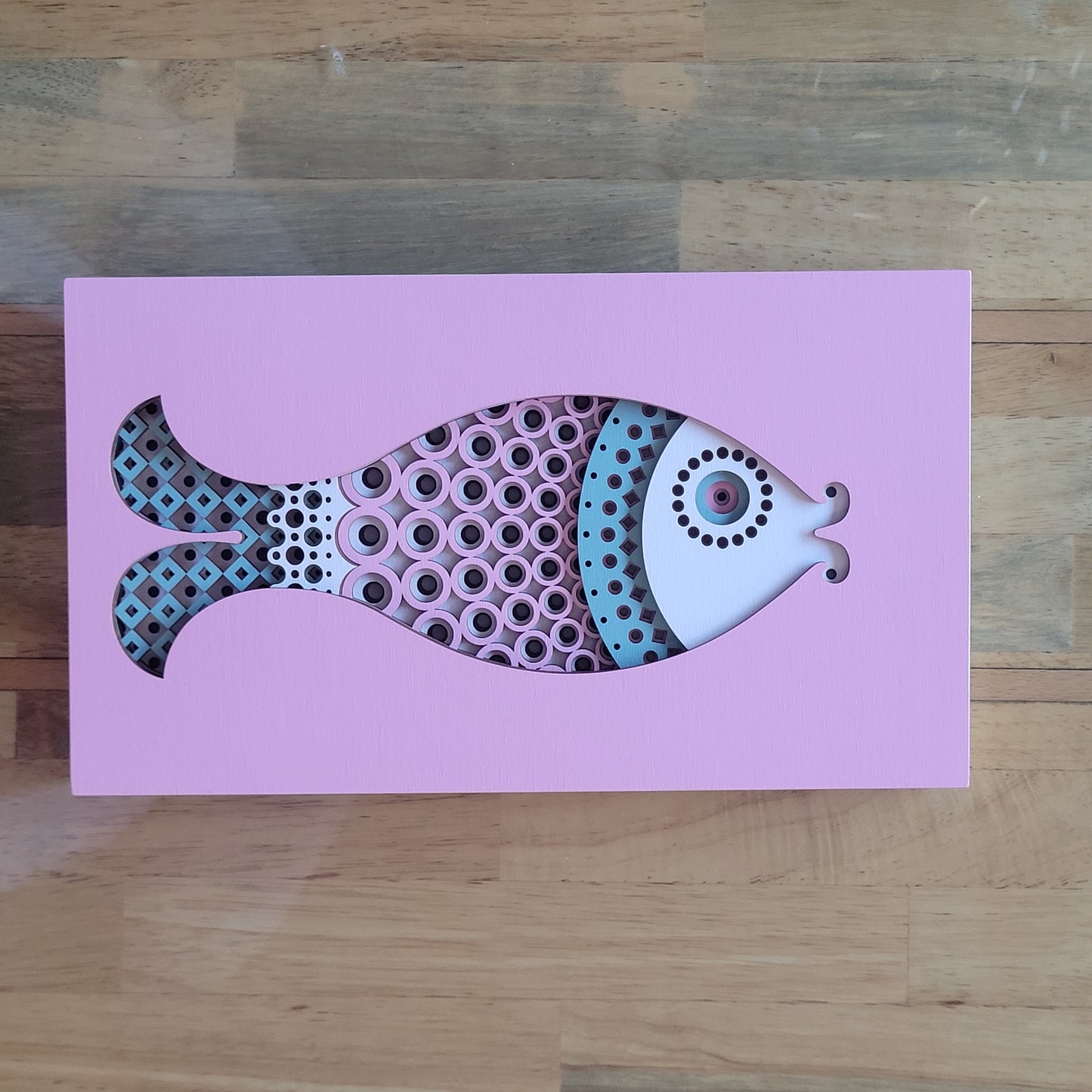Seven2 Art - Wall Art - Samantha, geometric fish