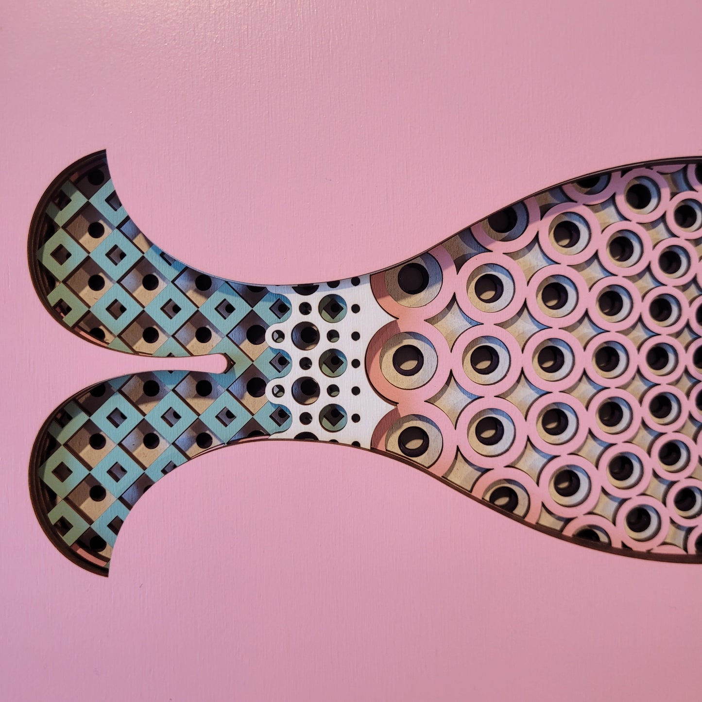 Seven2 Art - Wall Art - Samantha, geometric fish