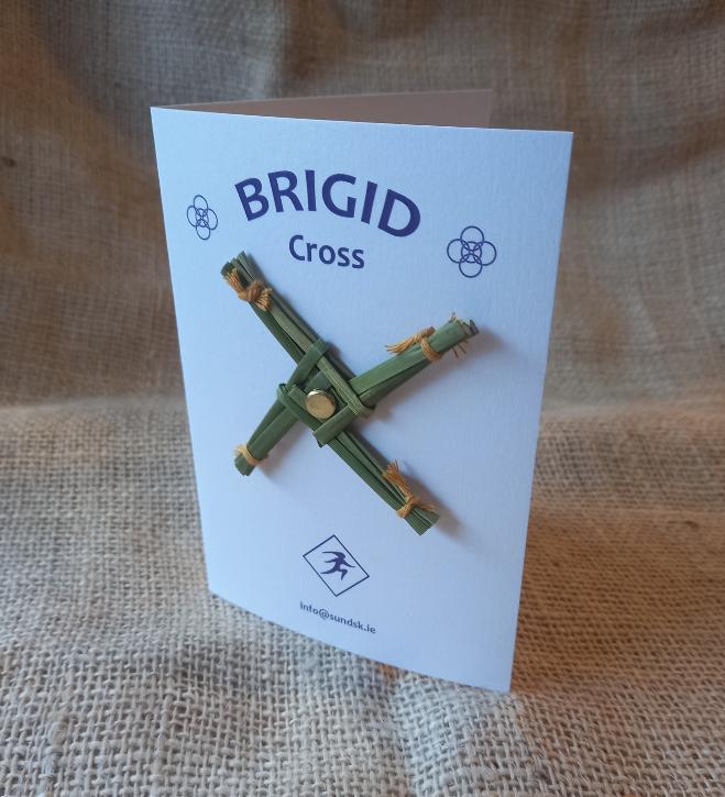 St. Brigid Cross Pin Card