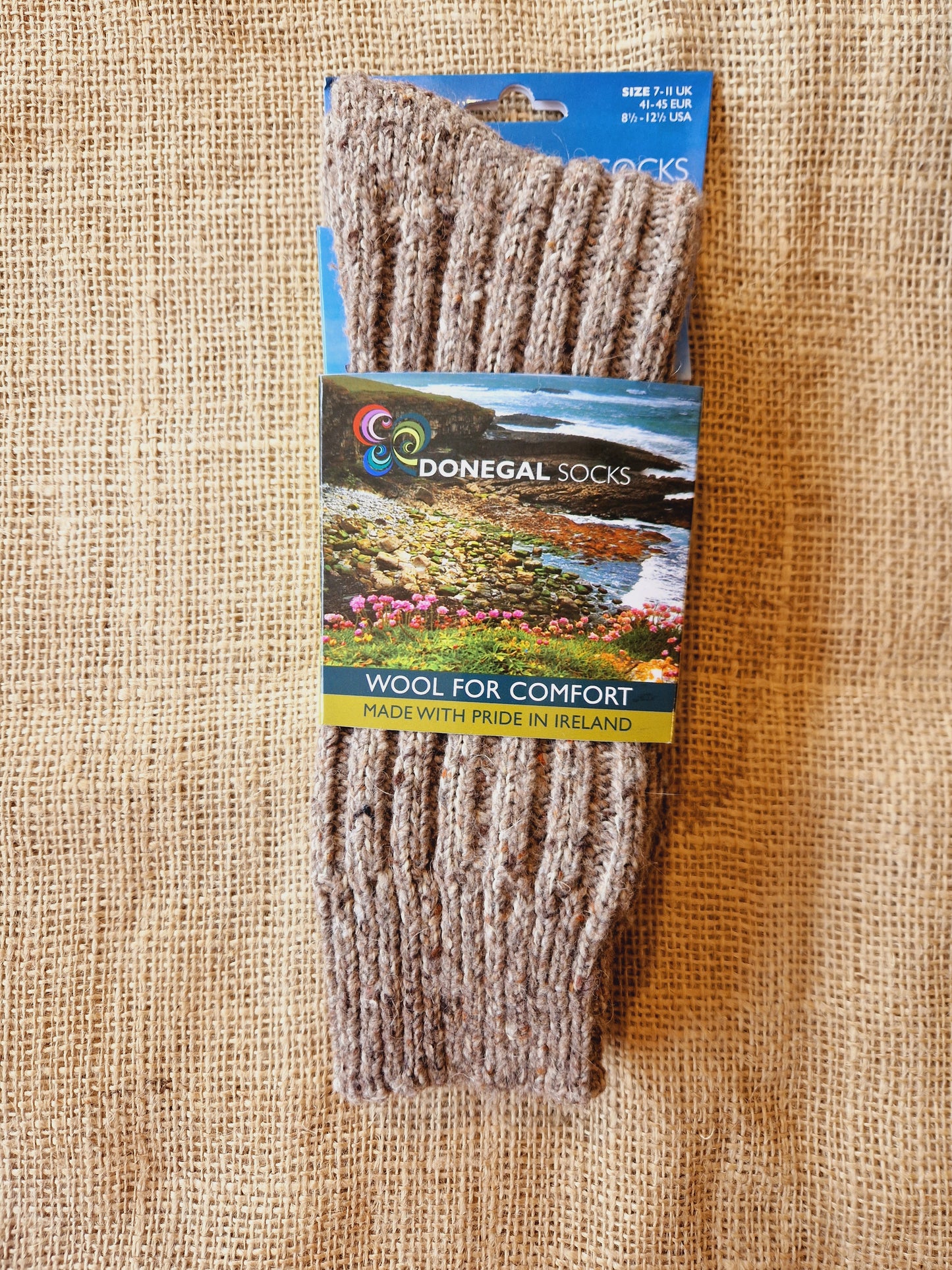 Traditional Donegal Wool Socks