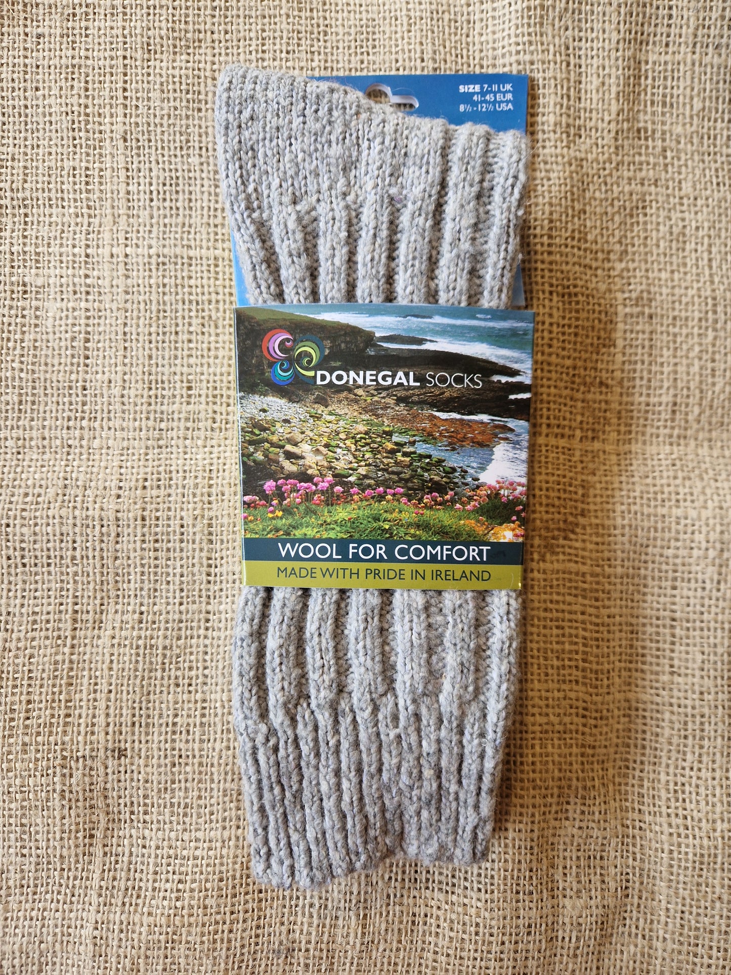 Traditional Donegal Wool Socks