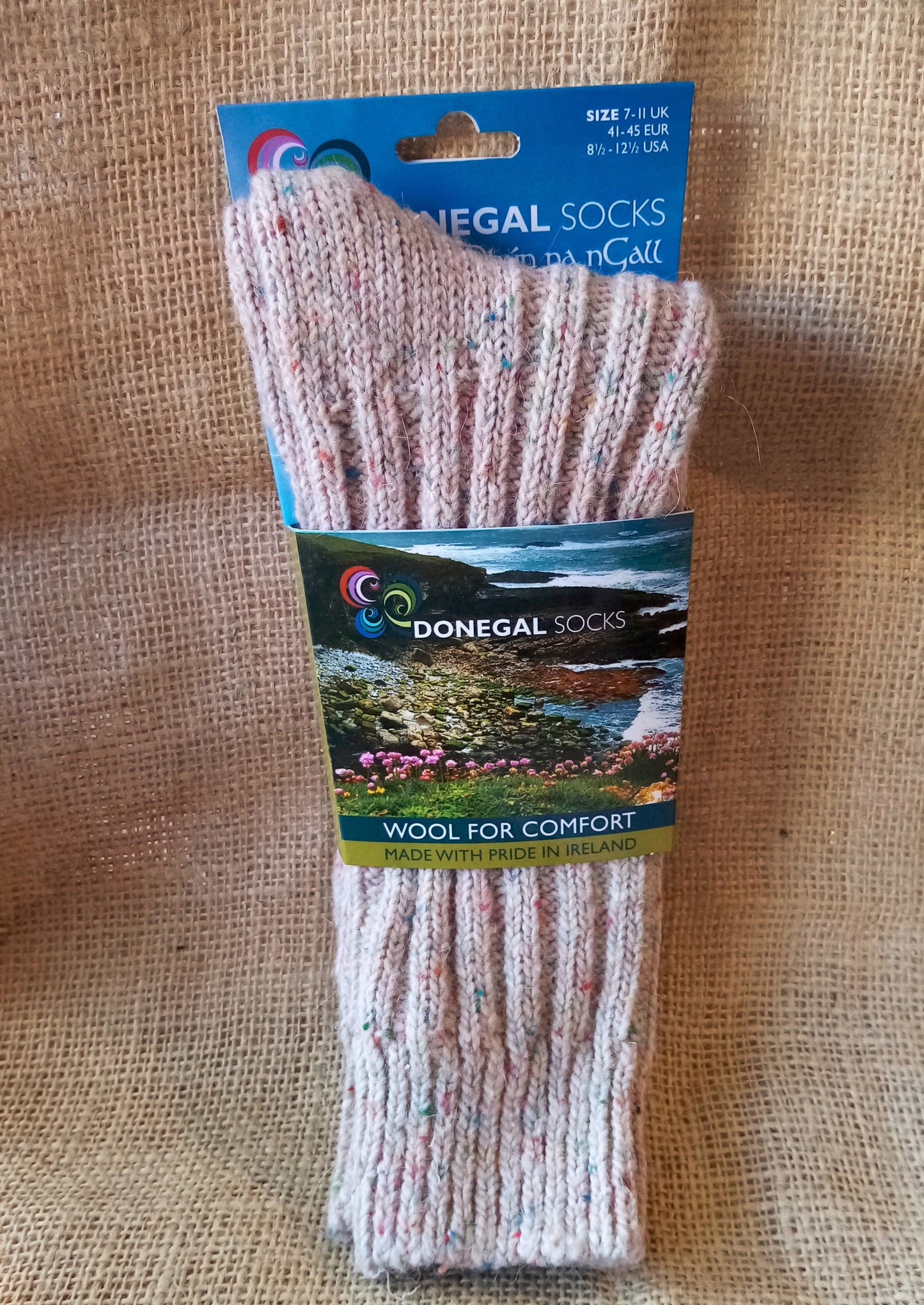 Traditional Donegal Wool Socks