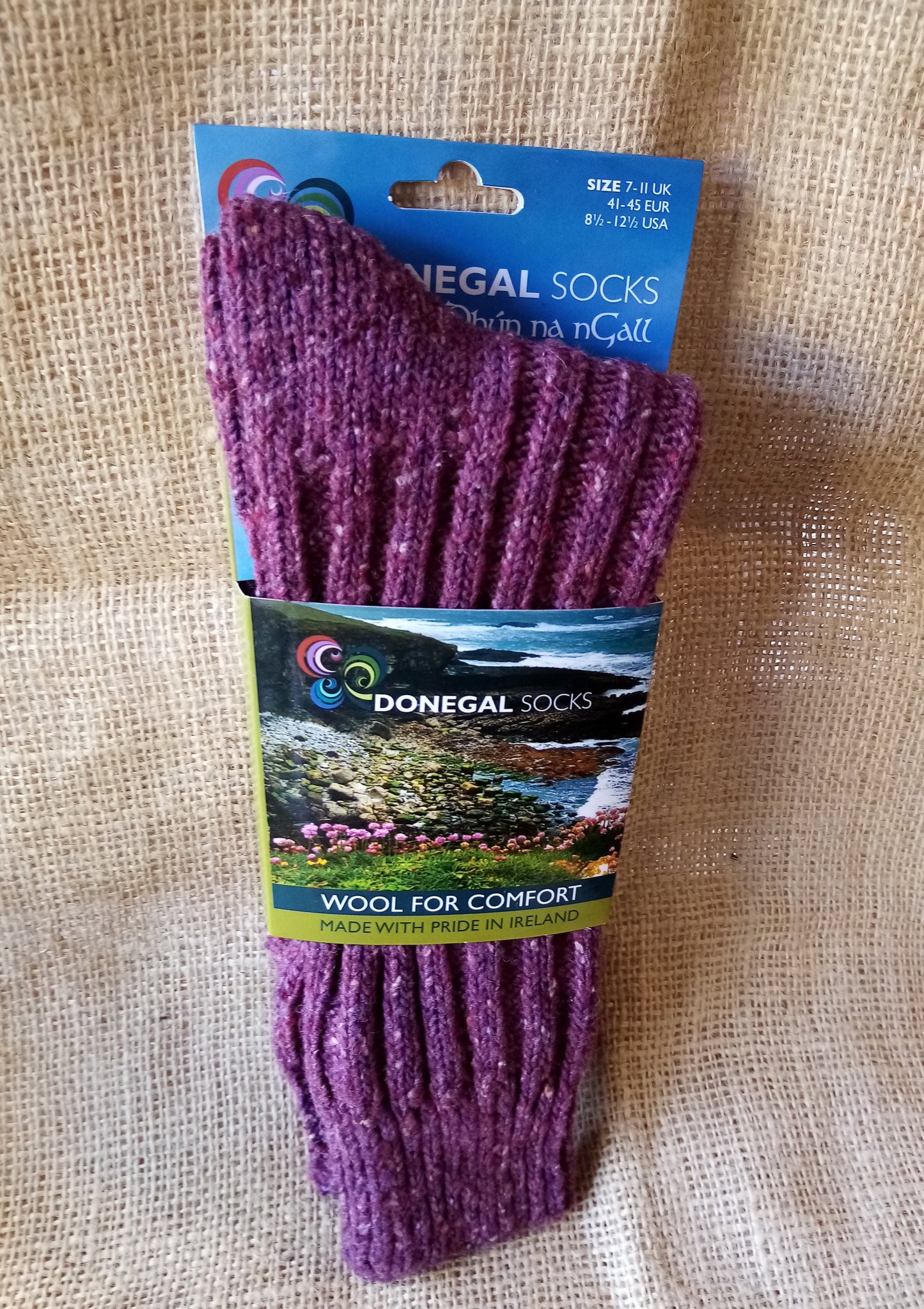 Traditional Donegal Wool Socks