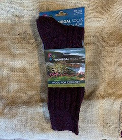 Traditional Donegal Wool Socks