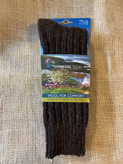 Traditional Donegal Wool Socks