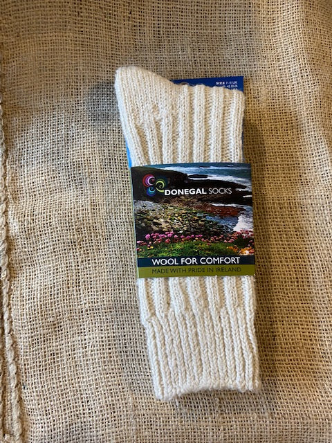 Traditional Donegal Wool Socks