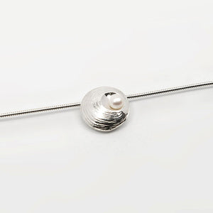 Oyster Pearl | Sterling Silver Pendant | Small