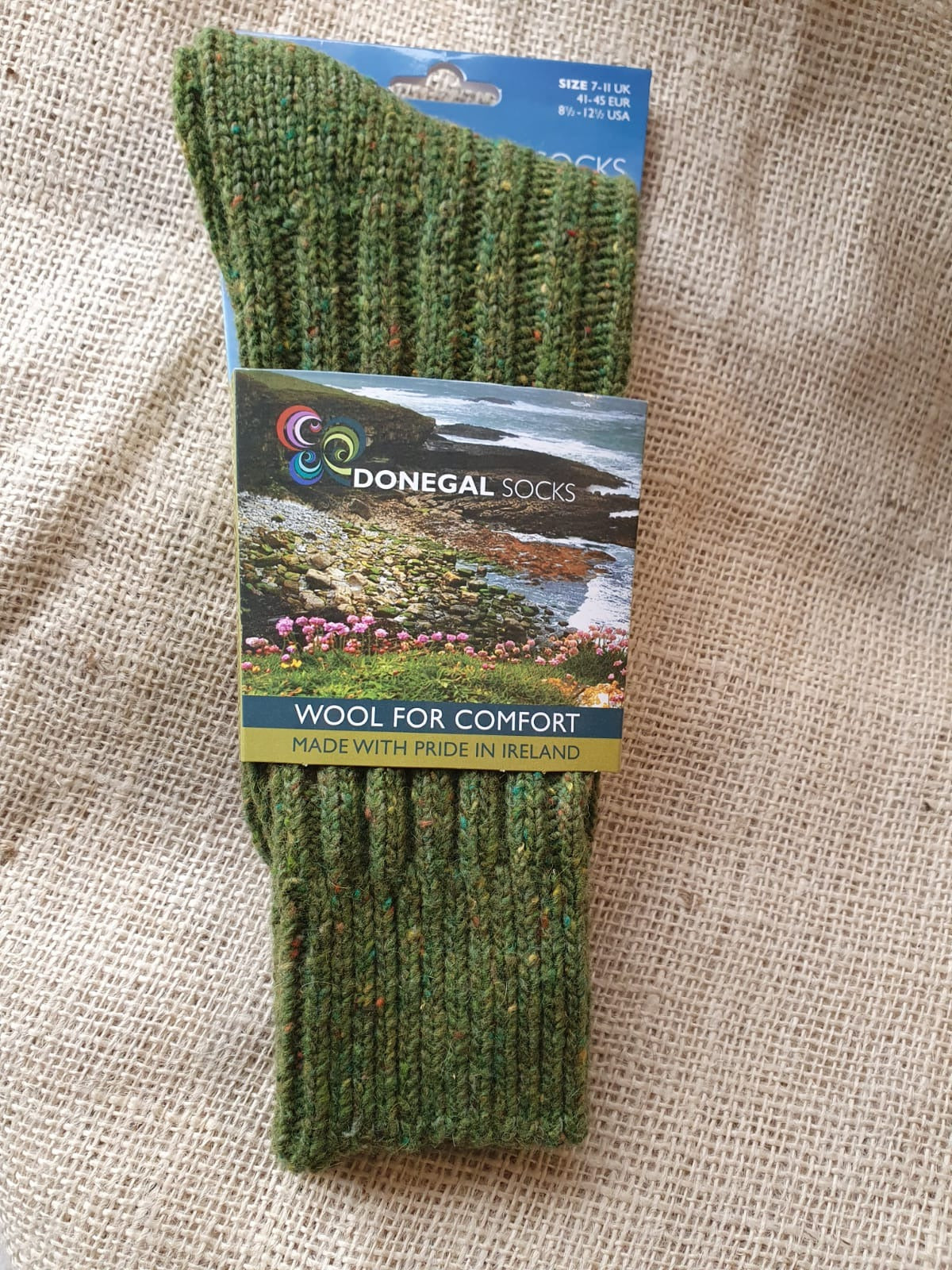 Traditional Donegal Wool Socks