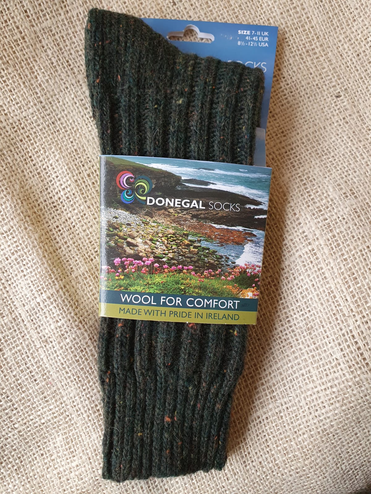 Traditional Donegal Wool Socks