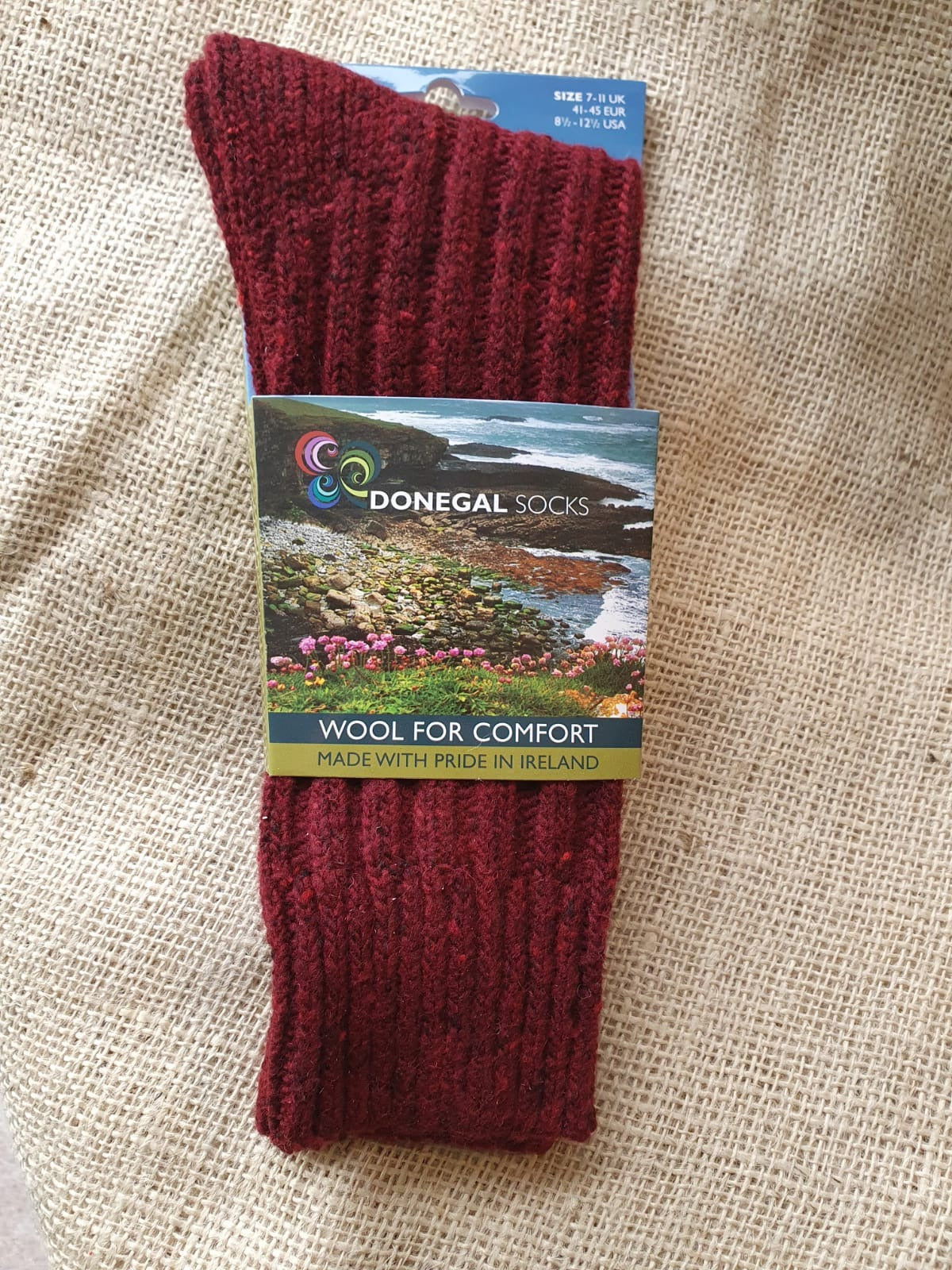 Traditional Donegal Wool Socks