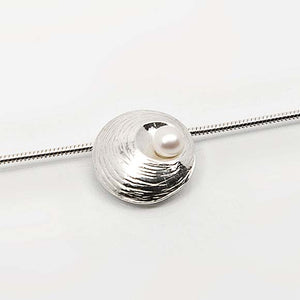Oyster Pearl | Sterling Silver Pendant | Medium