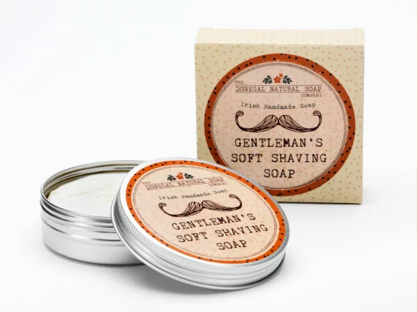 Gentlemen’s Soft Shaving Soap with Travel Tin